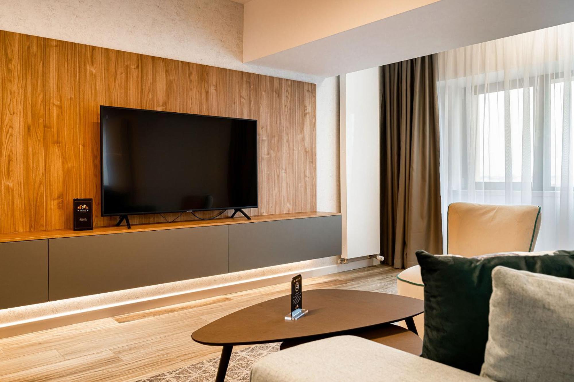 Novos Aparthotel Bukares Bagian luar foto
